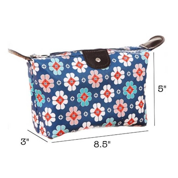 Floral Cosmetic Bag - Picture 3 of 5